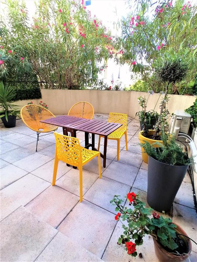 Studio neuf 25 m2, terrasse 35 m2 proche port Nice, Centre ville Extérieur photo
